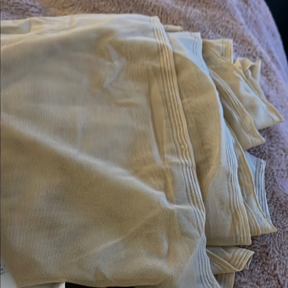 Cream Sheer Fabric